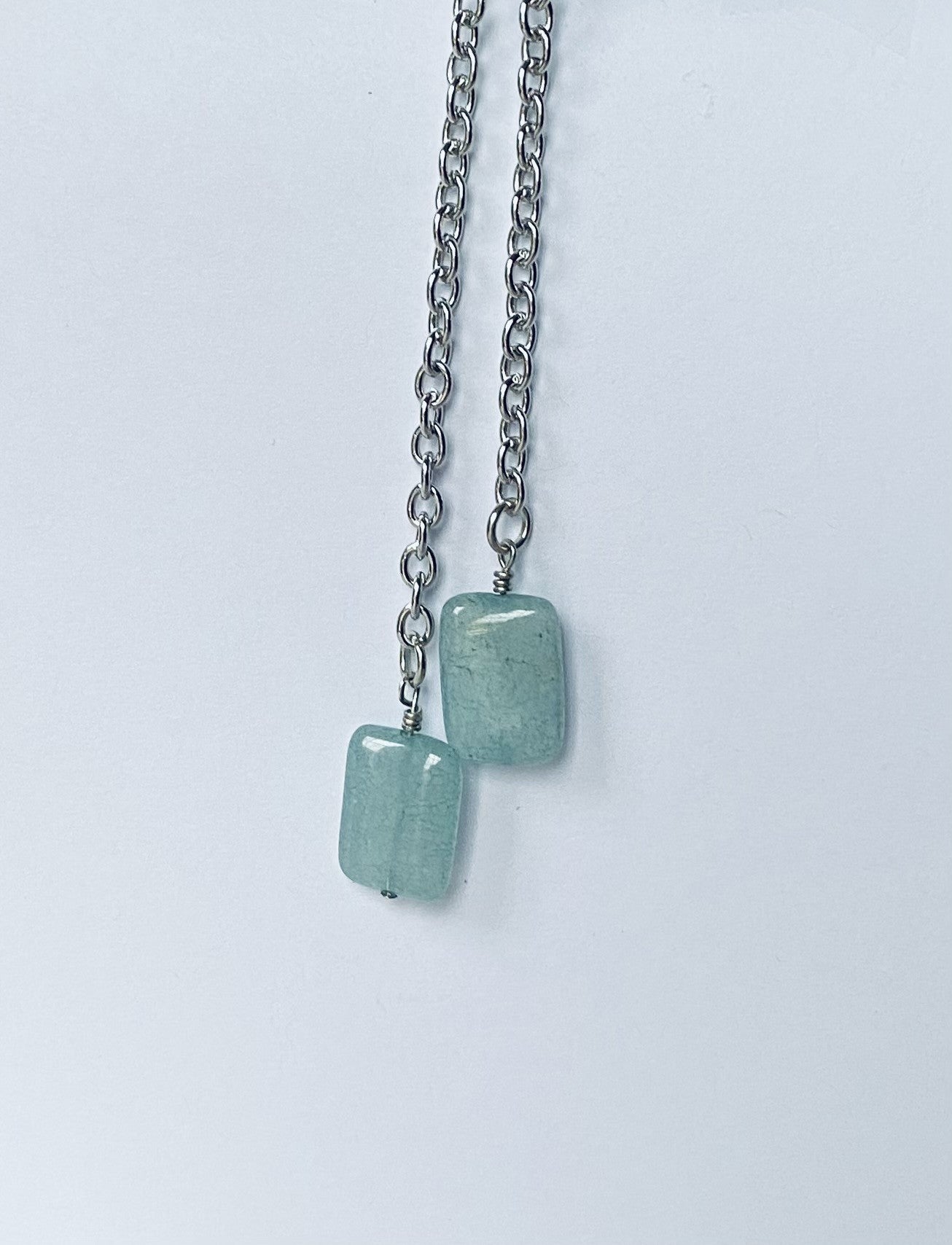 Aqua Quartzite Lariat