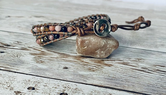 Rhodonite Bracelet/Choker