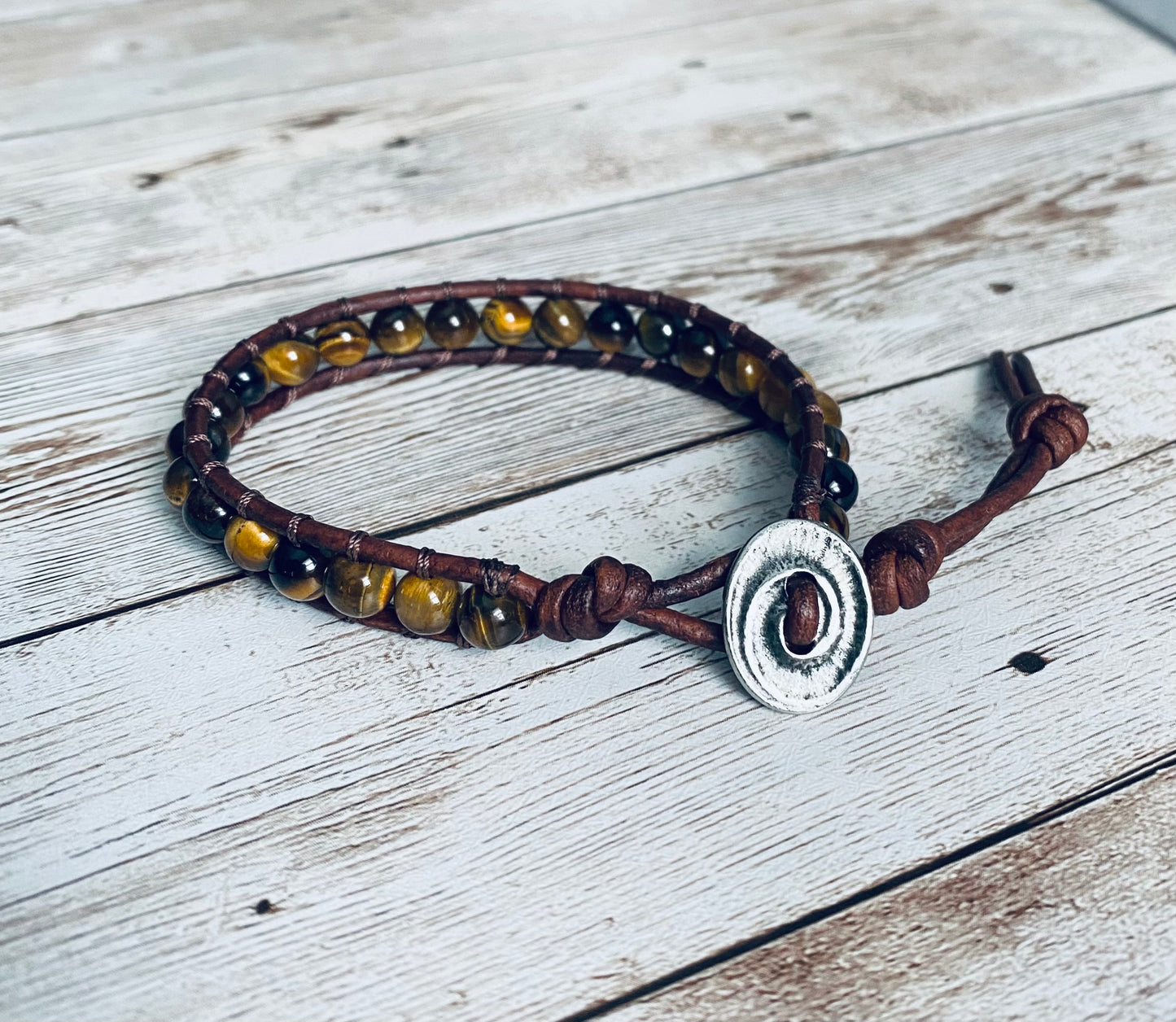 Tiger's Eye Wrap Bracelet