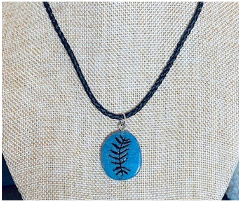 Sodalite Fern Necklace