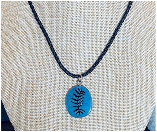 Sodalite Fern Necklace
