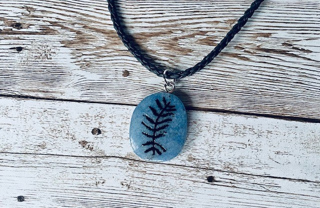 Sodalite Fern Necklace