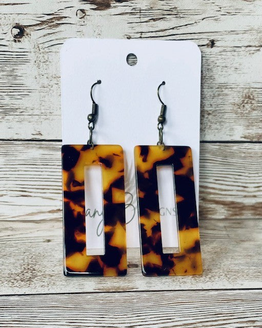 Tortoise Shell Earring