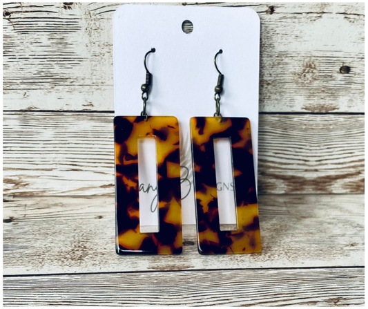 Tortoise Shell Earring